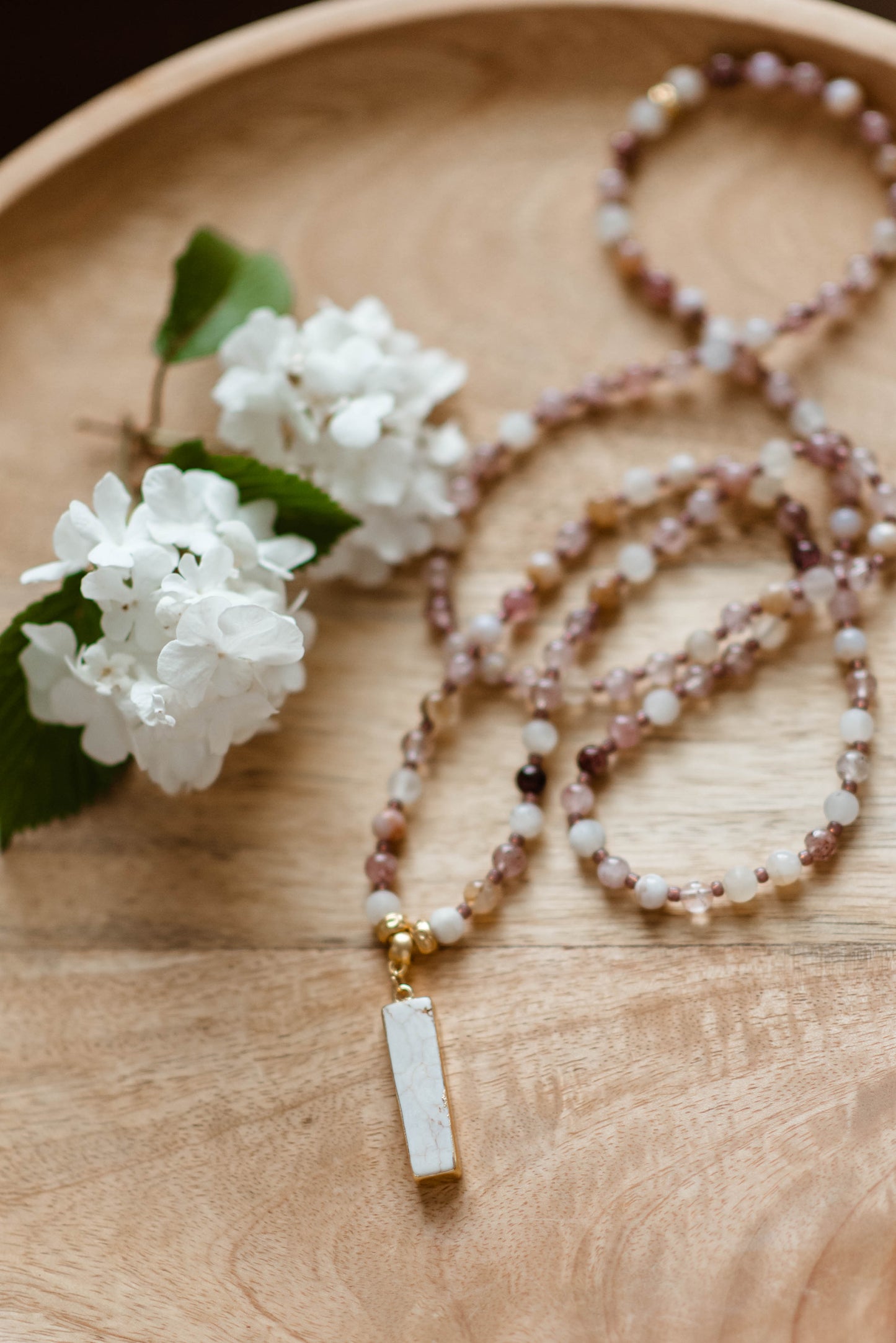 Strawberry Quartz Mala