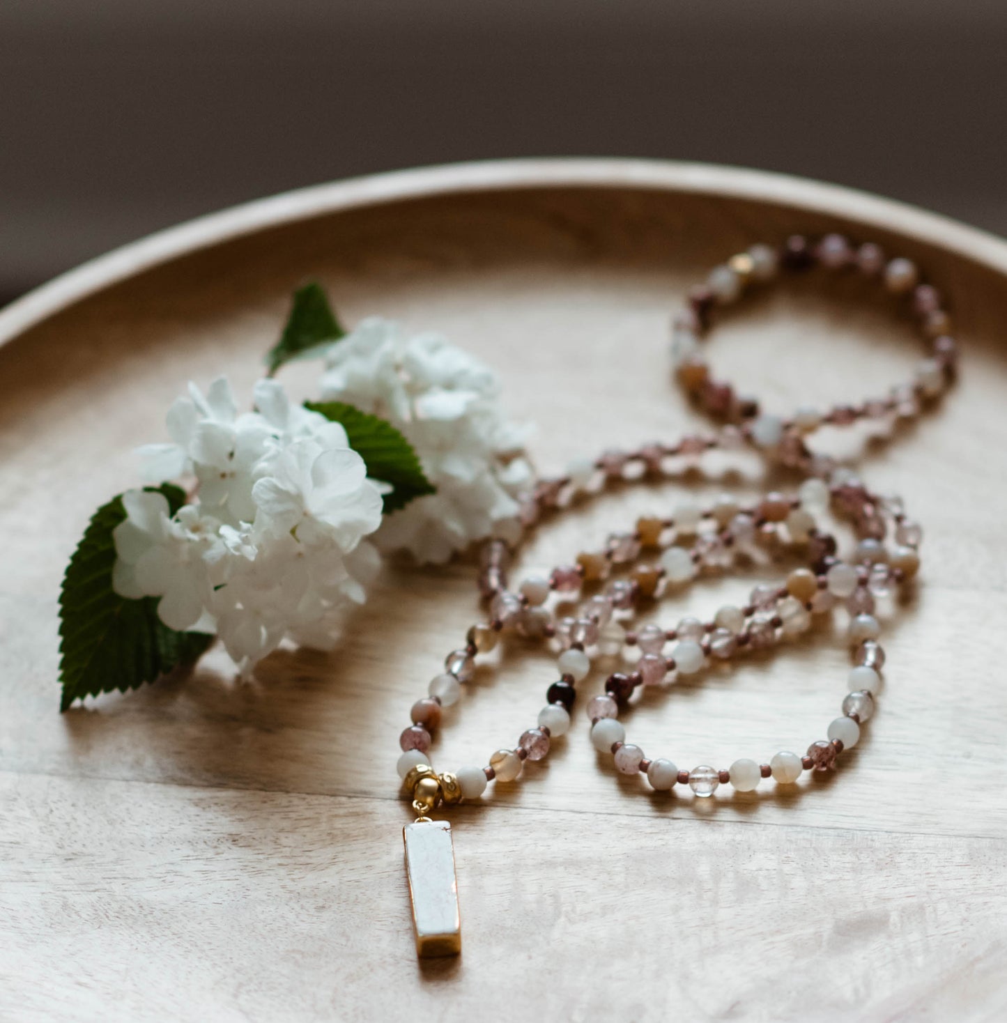 Strawberry Quartz Mala