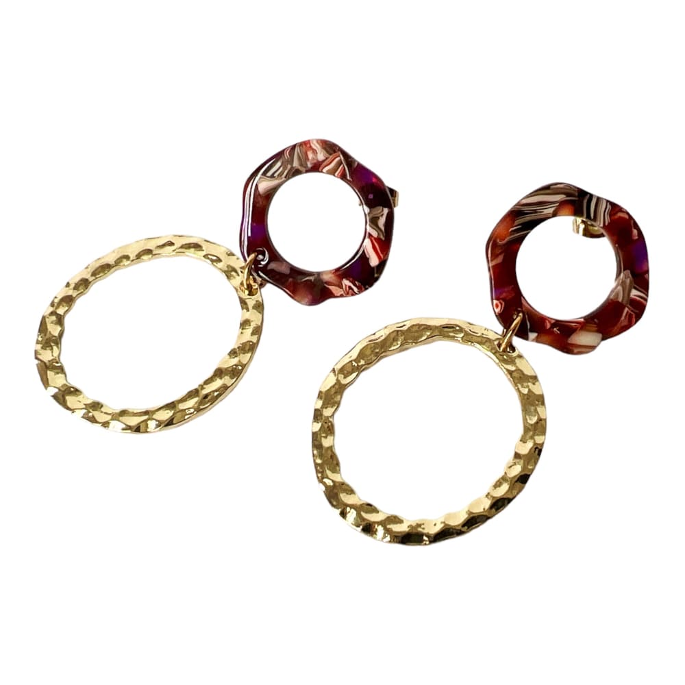 Boho Hammered Dangles