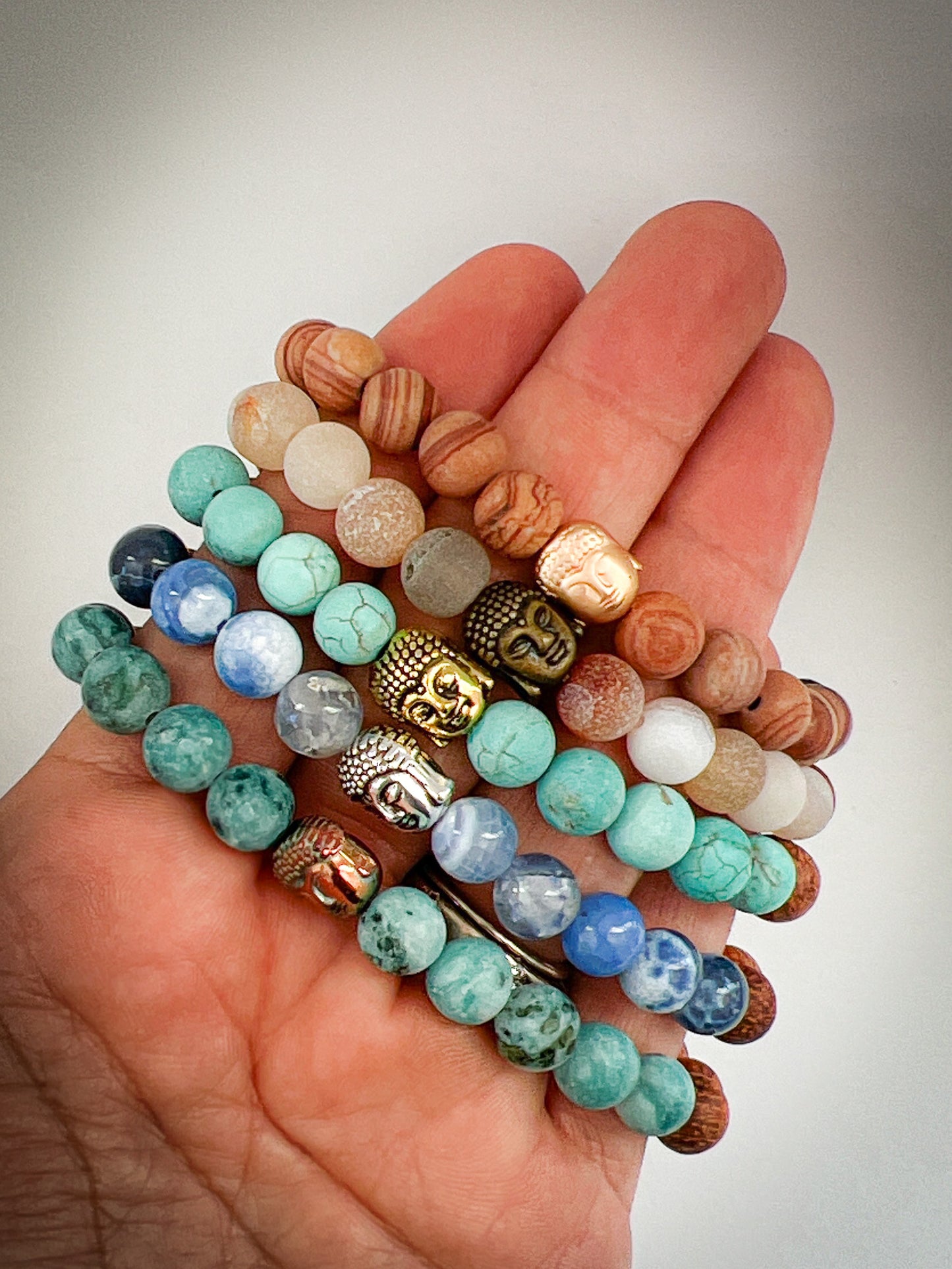 Bronze Buddha Diffuser Bracelet