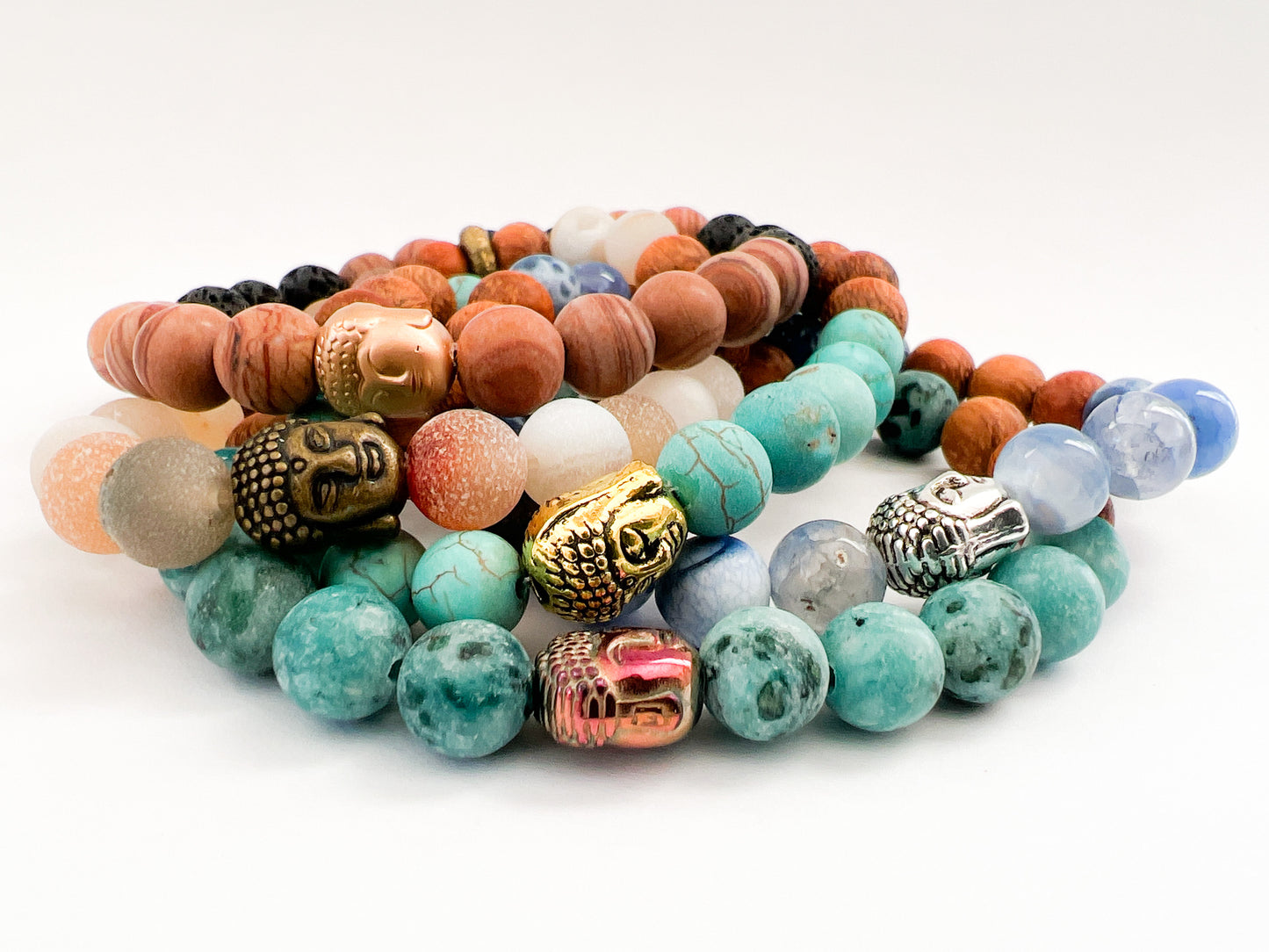 Bronze Buddha Diffuser Bracelet