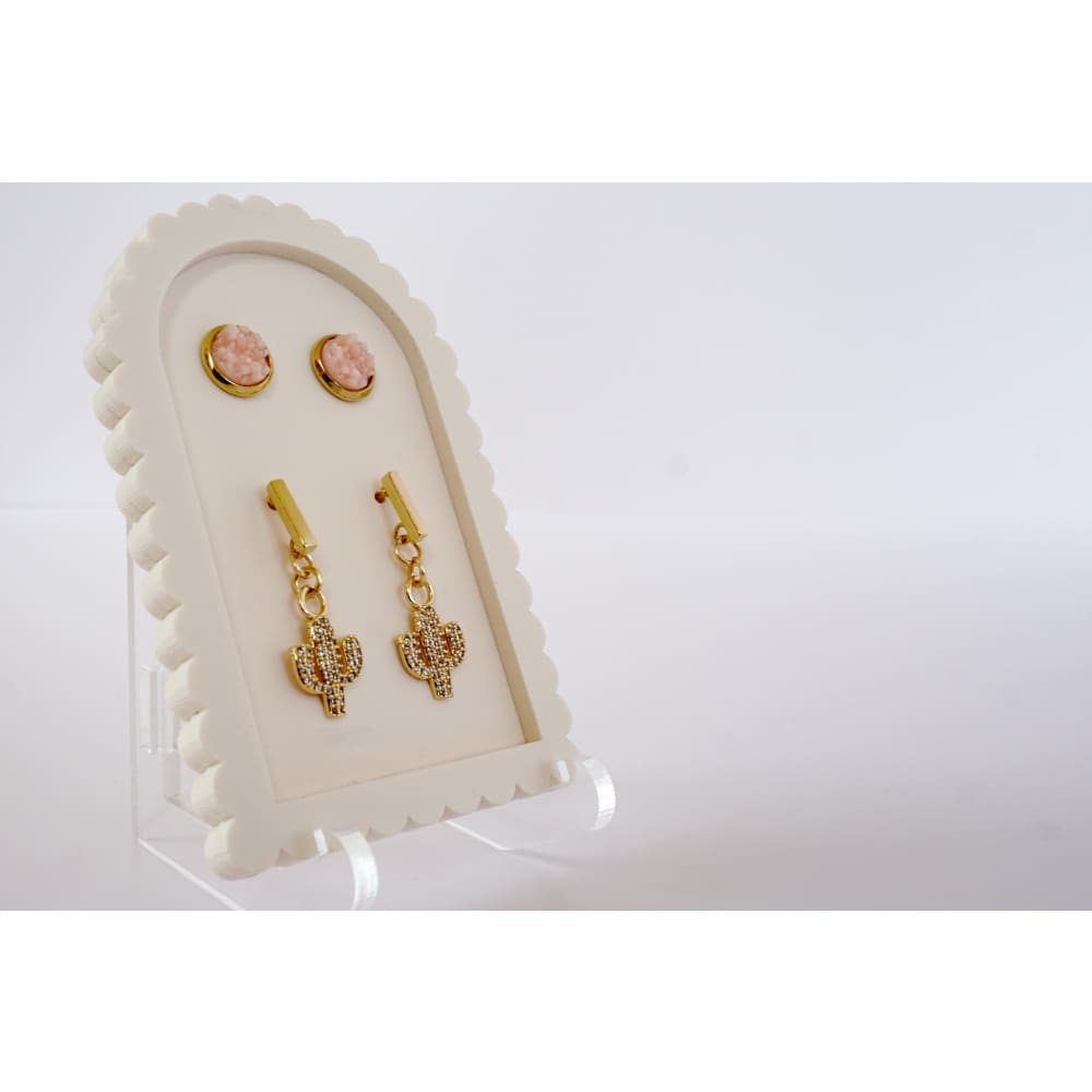 Cactus Dangle Combo - Earrings