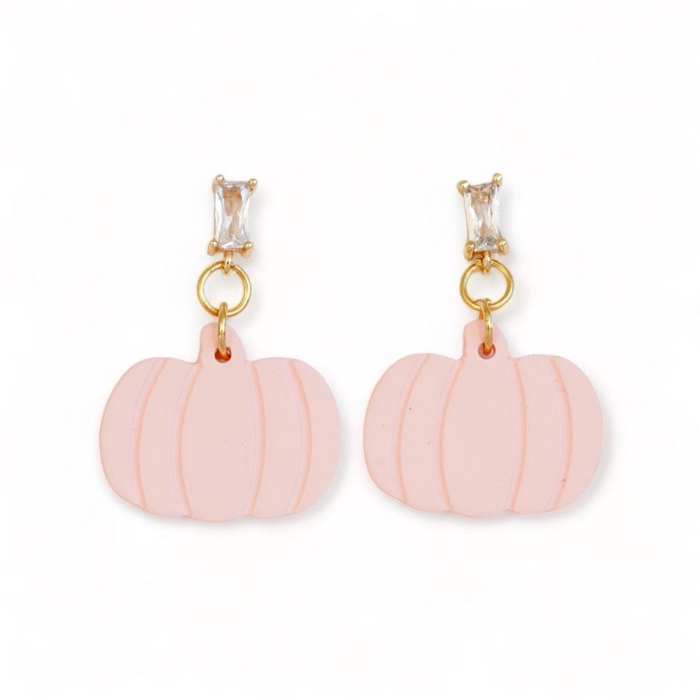 Pink Pumpkin Dangles
