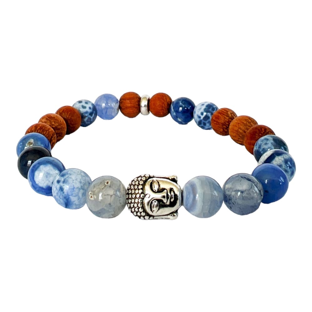 Silver Buddha Diffuser Bracelet