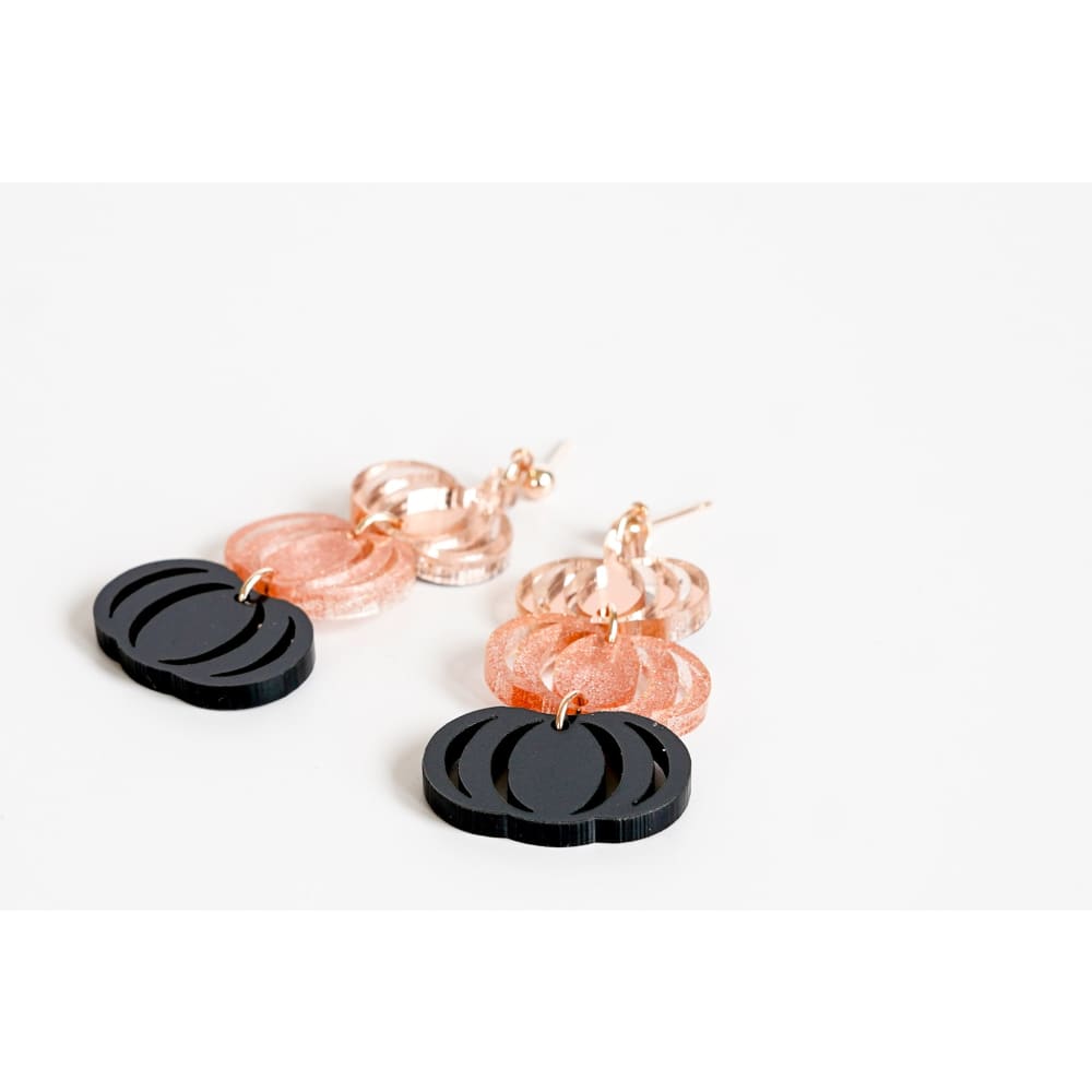 Three Stack Pumpkin Dangles
