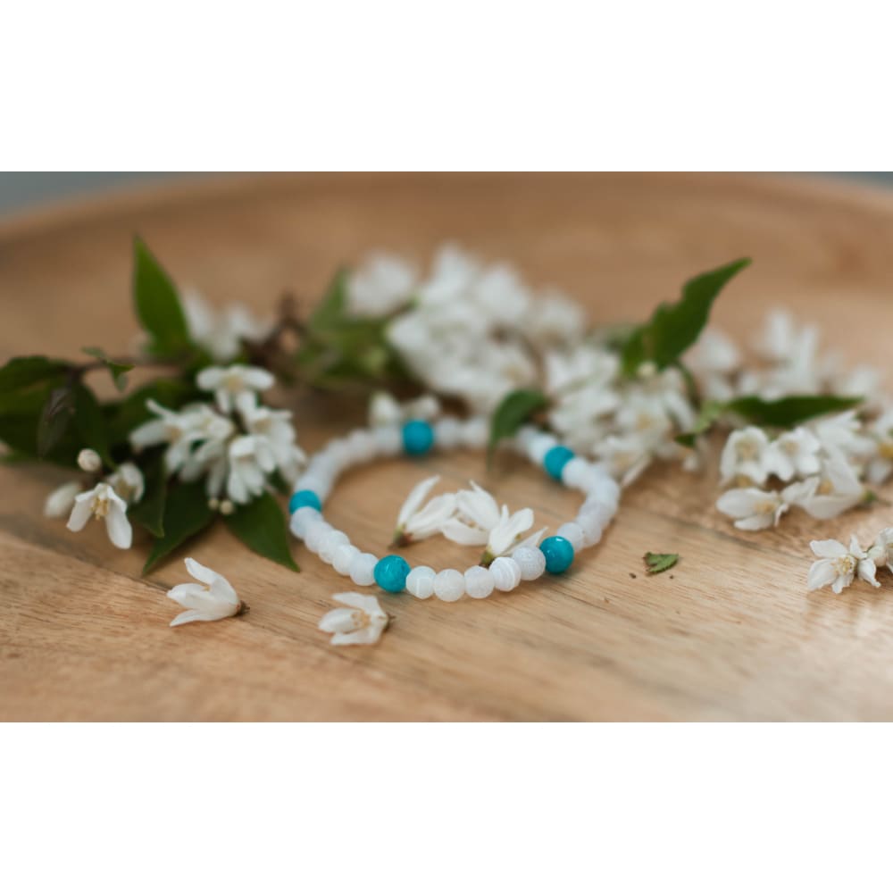 White Agate Bracelet