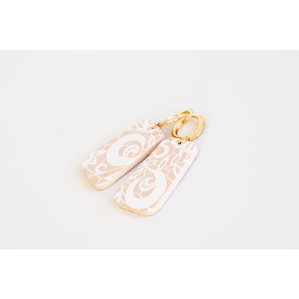 White Lace Dangles