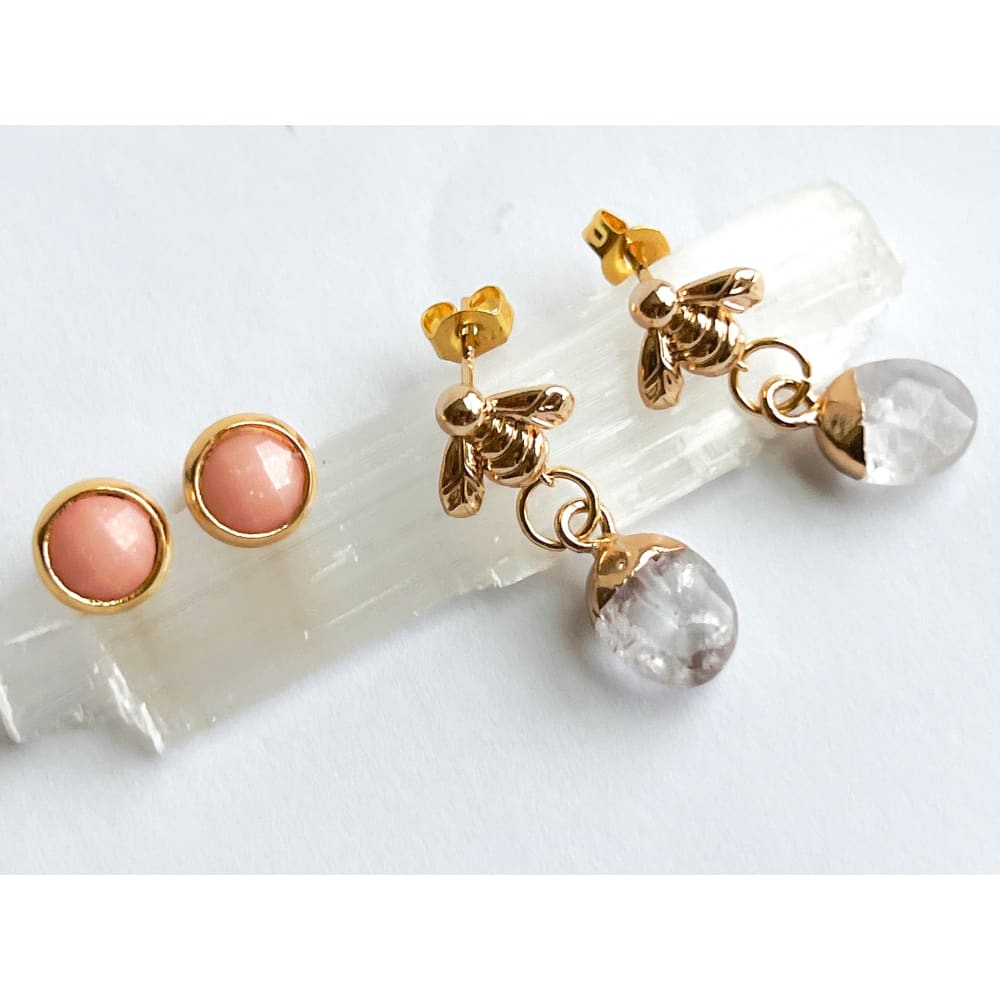 Gemstone Dangles & Studs