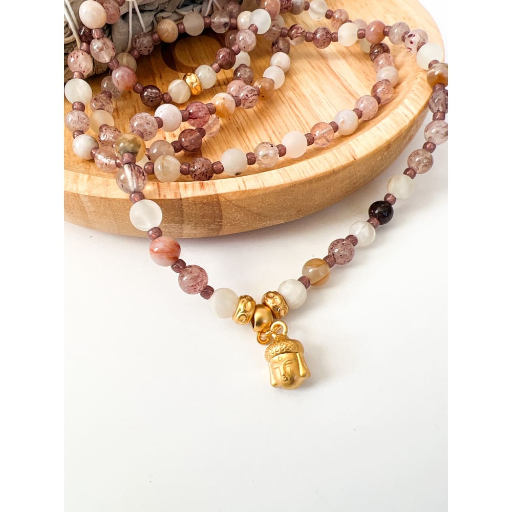 Strawberry Quartz Mala