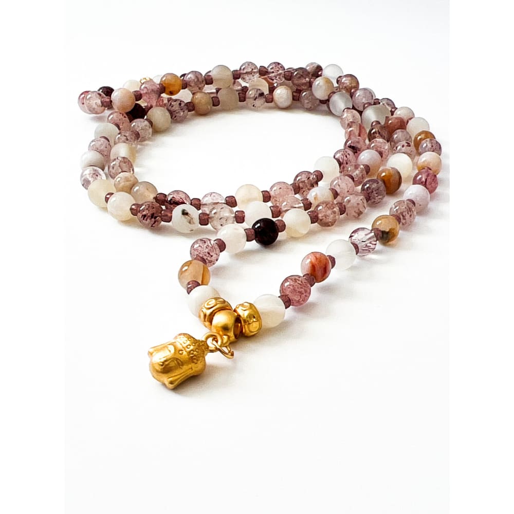 Strawberry Quartz Mala