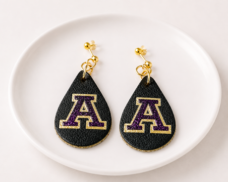 Black Out Avon Dangles - Gold Arrow Studios 