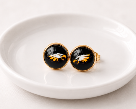 Avon Eagles School Studs - Gold Arrow Studios 