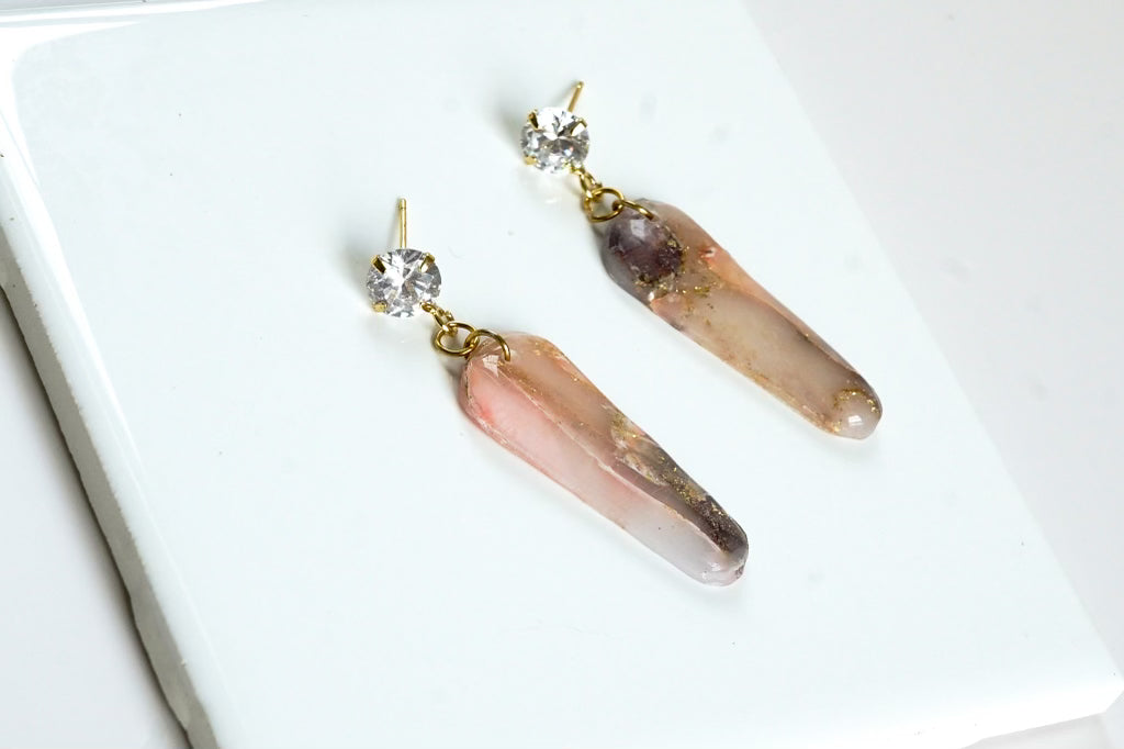 Fall Oblong Dangle Earrings
