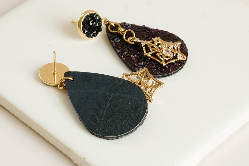 Plum Potions Dangles - Gold Arrow Studios 