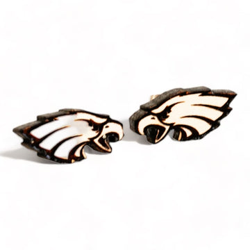 Avon Eagle Wood Studs - Stud Earrings