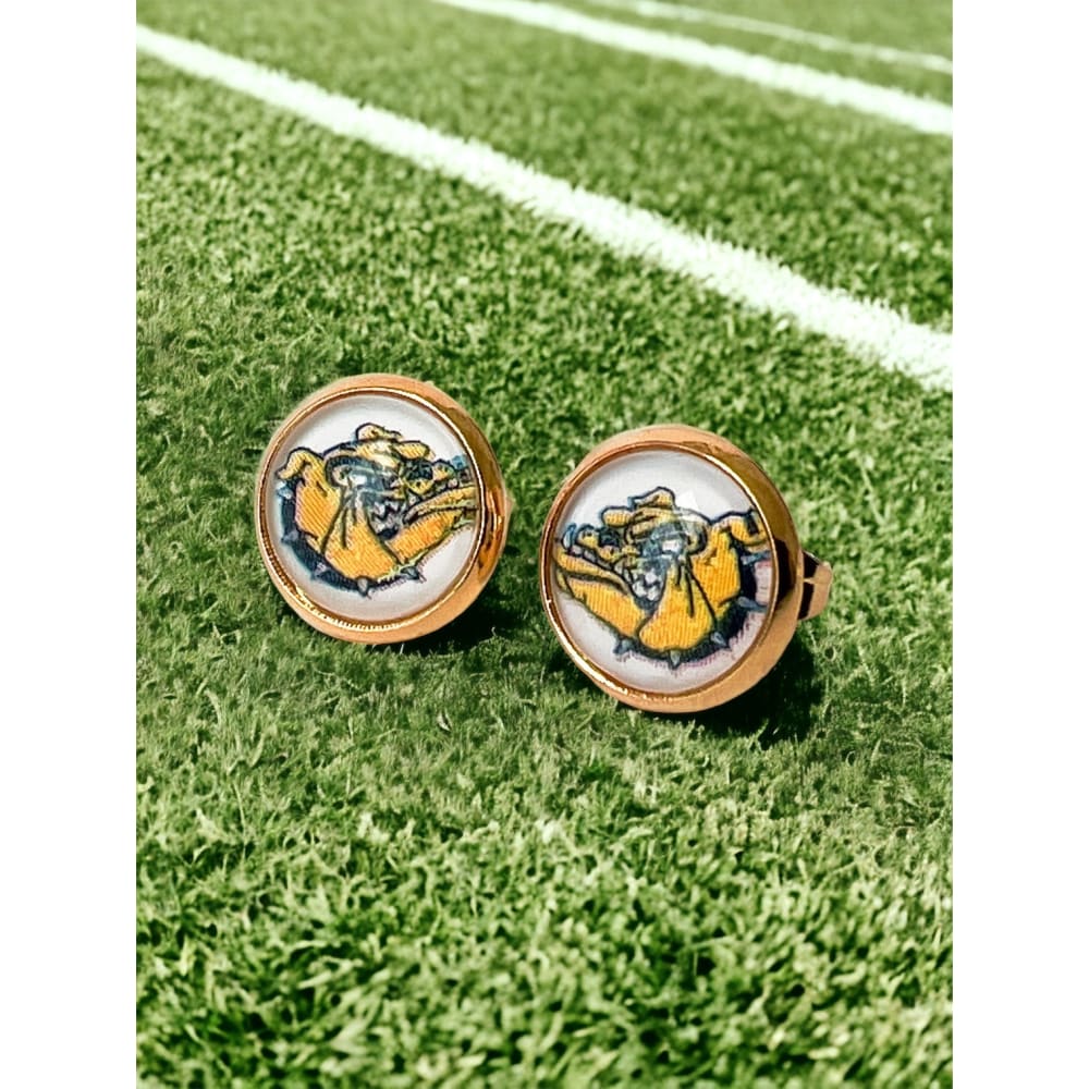 Olmsted Falls School Spirit Earrings - Gold - Stud Earrings