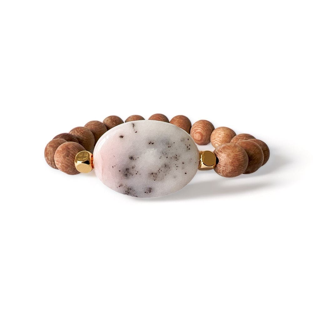 Pink Opal Aromatherapy Bracelet - aromatherapy jewelry