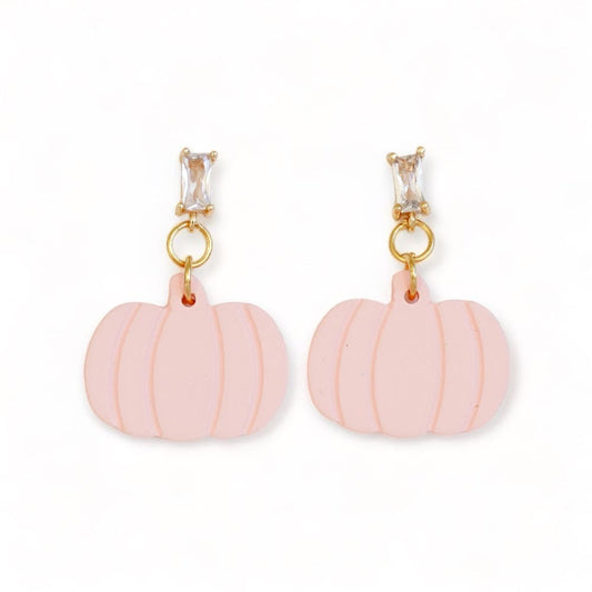 Pink Pumpkin Dangles