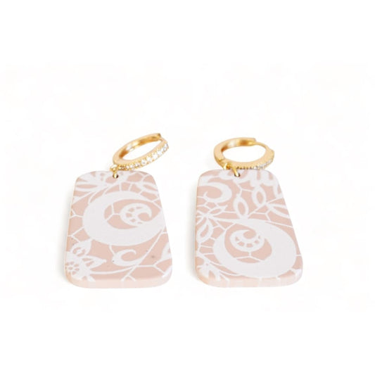 White Lace Dangles