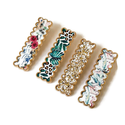 Small Scallop Luxe Clip