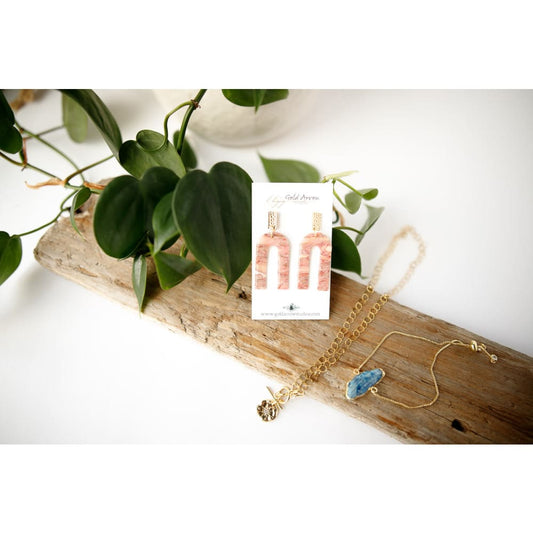 Pink Rainbow Earrings