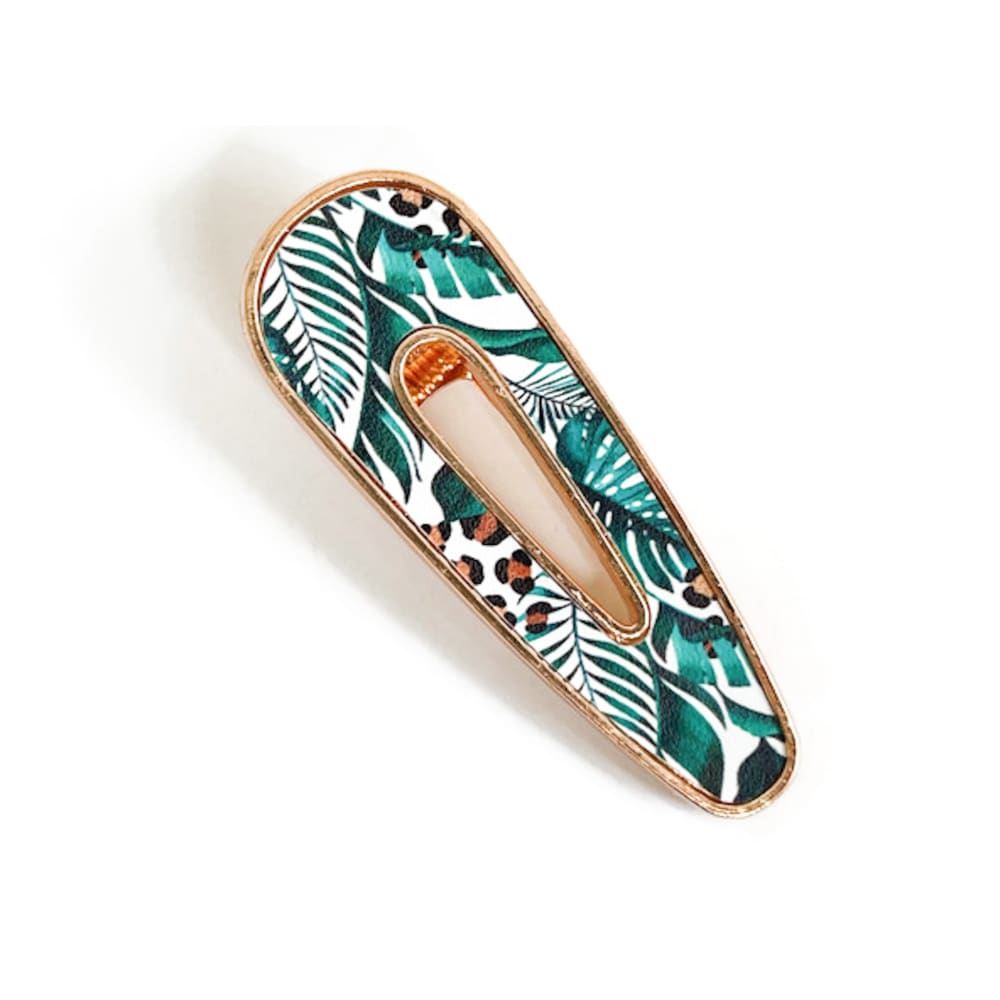 Teardrop Luxe Tropical Clip