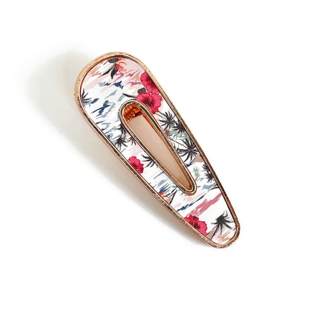 Teardrop Luxe Tropical Clip
