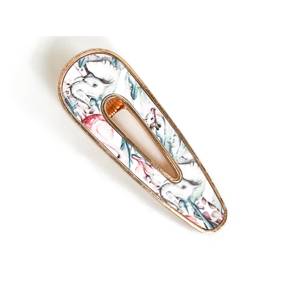 Teardrop Luxe Tropical Clip